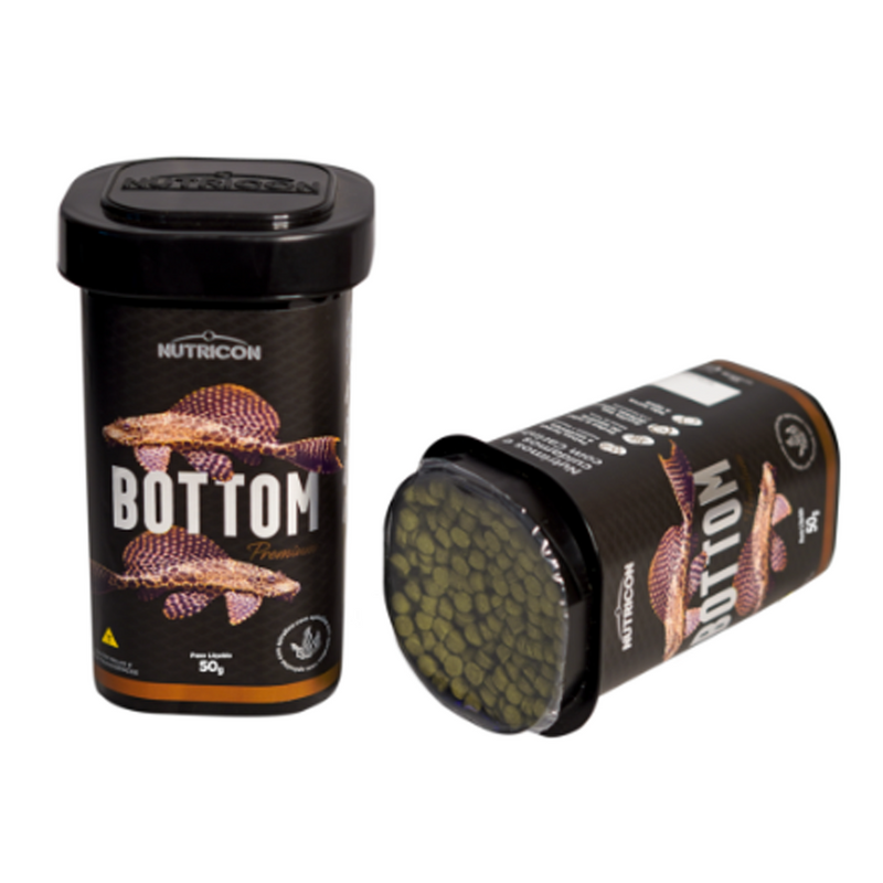 Ração Peixes Bottom Fundo Aquário 50g