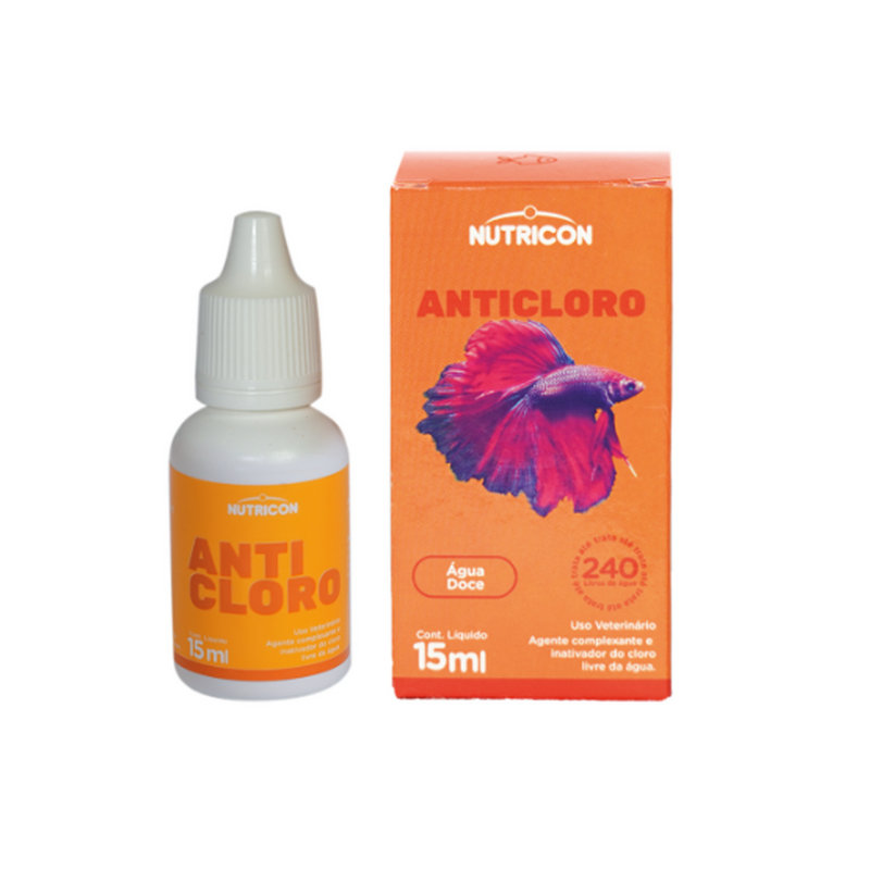 Anticloro Nutricon Tratamento de Água de Aquário (15ml)