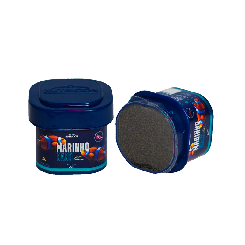 Ração Marinho Nano para Peixes Super Premium Aquário Marinho (20g)