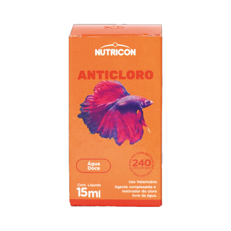 Anticloro Nutricon Tratamento de Água de Aquário (15ml)