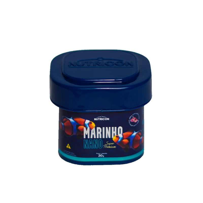 Ração Marinho Nano para Peixes Super Premium Aquário Marinho (20g)