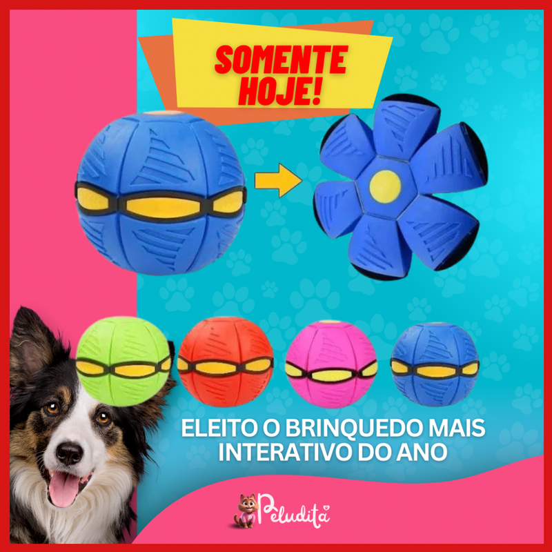 Bola Interativa Peludita 2 em 1 -  OFERTA RELÂMPAGO!