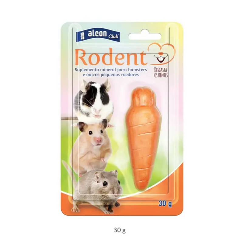 Alcon Club Rodent Suplemento Mineral para Hamsters e Roedores 30g